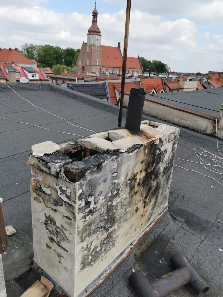 Remont dachu płaskiego, Żory — prace dekarskie