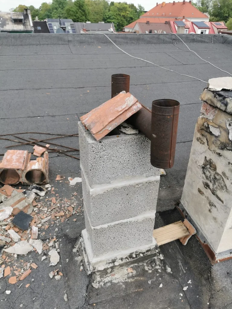 Remont dachu płaskiego, Żory — prace dekarskie