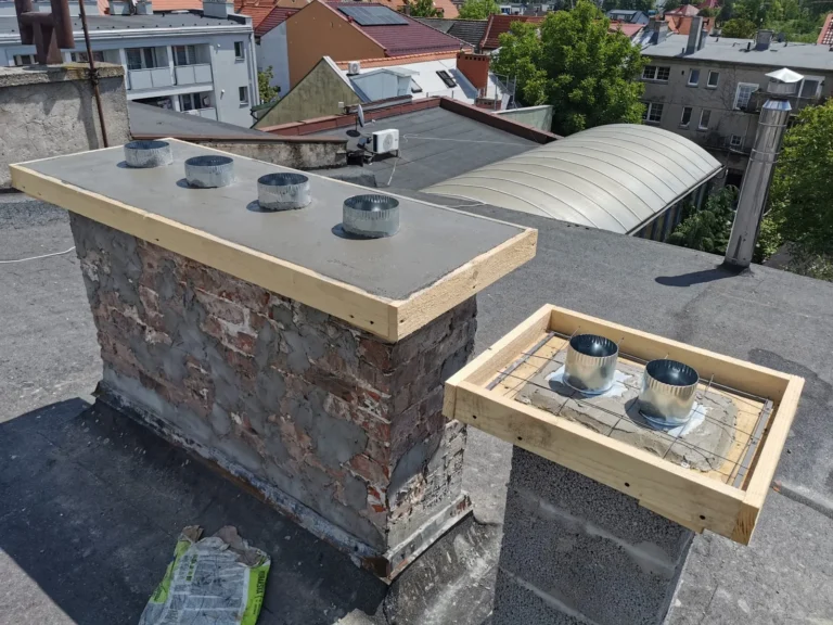 Remont dachu płaskiego, Żory — prace dekarskie