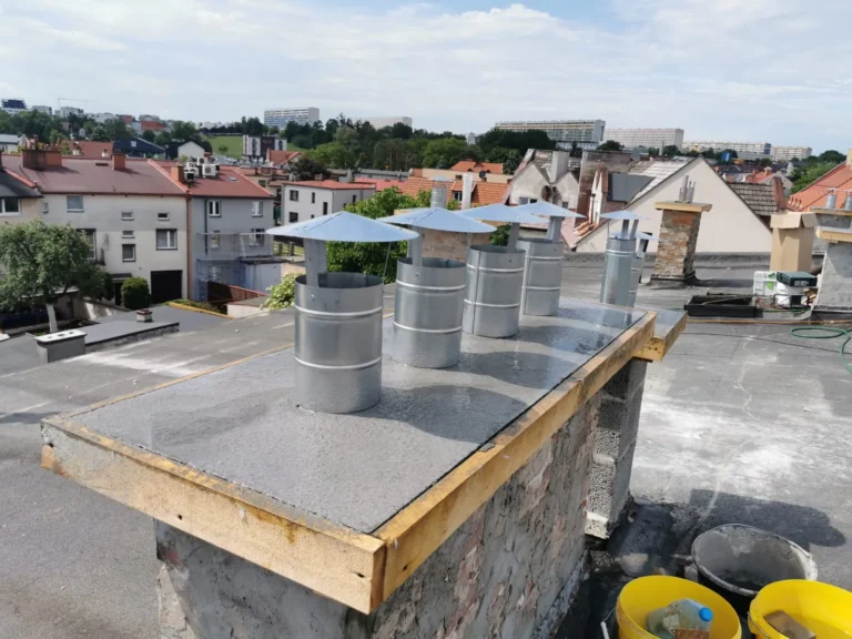 Remont dachu płaskiego, Żory — prace dekarskie