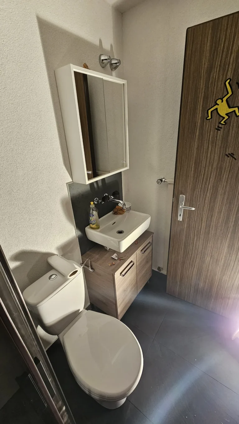 Łazienka w apartamencie, Szwajcaria — remont łazienki